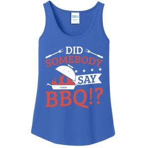 Griller Did Somebody Say Bbq? Barbecue Smoker Bbq Gift Ladies Essential Tank