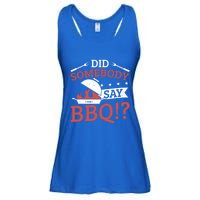 Griller Did Somebody Say Bbq? Barbecue Smoker Bbq Gift Ladies Essential Flowy Tank