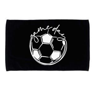 Game Day, Sports Parent, Soccer Mom Microfiber Hand Towel