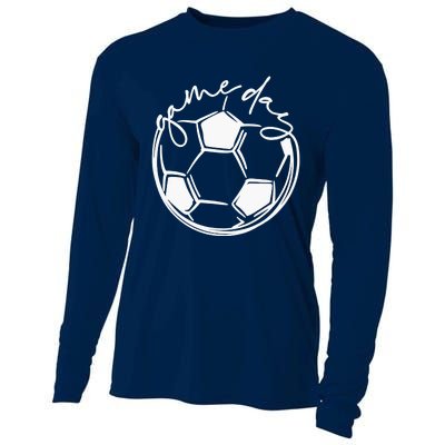 Game Day, Sports Parent, Soccer Mom Cooling Performance Long Sleeve Crew