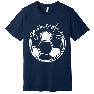 Game Day, Sports Parent, Soccer Mom Premium T-Shirt