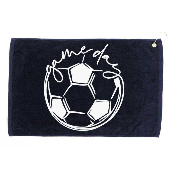 Game Day, Sports Parent, Soccer Mom Grommeted Golf Towel