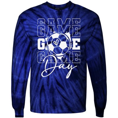 Game Day Soccer Tie-Dye Long Sleeve Shirt