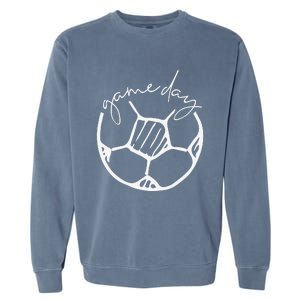 Game Day Soccer Ball Sports Game Ball Lover Garment-Dyed Sweatshirt