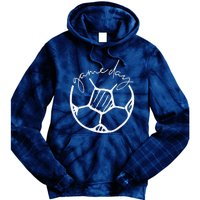 Game Day Soccer Ball Sports Game Ball Lover Tie Dye Hoodie