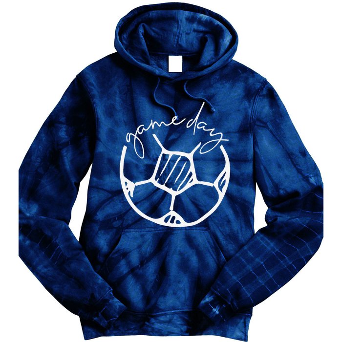 Game Day Soccer Ball Sports Game Ball Lover Tie Dye Hoodie