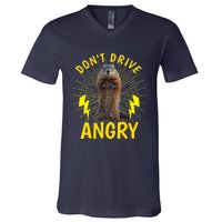 Groundhog Day Shirt Don't Drive Angry V-Neck T-Shirt