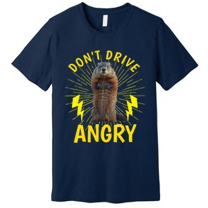 Groundhog Day Shirt Don't Drive Angry Premium T-Shirt