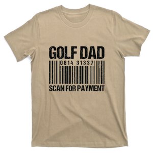 Golf Dad Scan For Payment Father's Day Gift For Dad T-Shirt