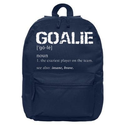 Goalie Definition Soccer Goalie 16 in Basic Backpack