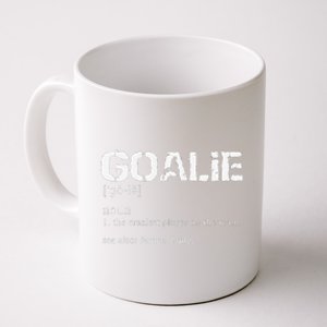 Goalie Definition Soccer Goalie Coffee Mug