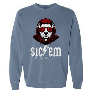 Game Day Sic Em Bulldog Garment-Dyed Sweatshirt