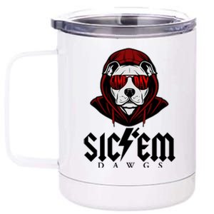 Game Day Sic Em Bulldog 12 oz Stainless Steel Tumbler Cup