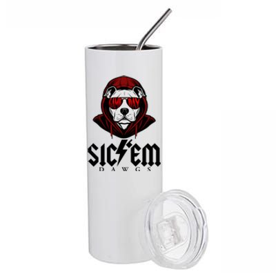 Game Day Sic Em Bulldog Stainless Steel Tumbler