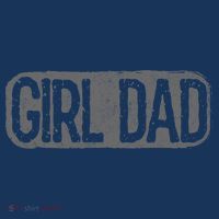 Girl Dad Shirt Vintage Proud Father Of Girl Dad Father's Day Tall T-Shirt