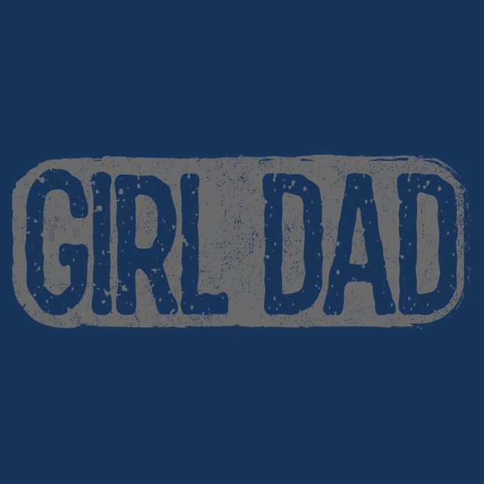 Girl Dad Shirt Vintage Proud Father Of Girl Dad Father's Day Button