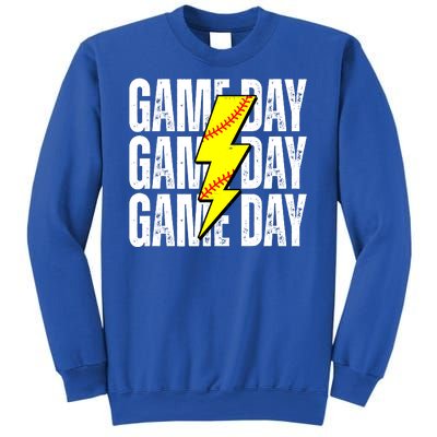 Game Day Softball Sport Vintage Sweatshirt