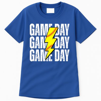Game Day Softball Sport Vintage Tall T-Shirt