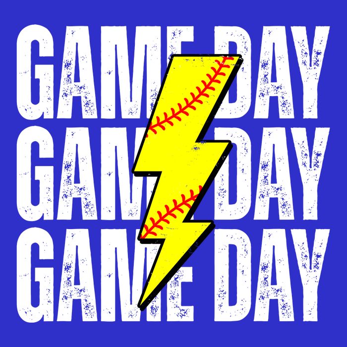 Game Day Softball Sport Vintage Tall T-Shirt