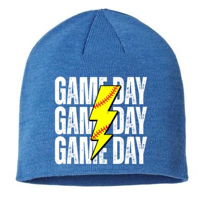 Game Day Softball Sport Vintage Sustainable Beanie