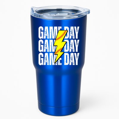 Game Day Softball Sport Vintage Tumbler