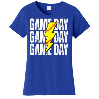 Game Day Softball Sport Vintage Women's T-Shirt