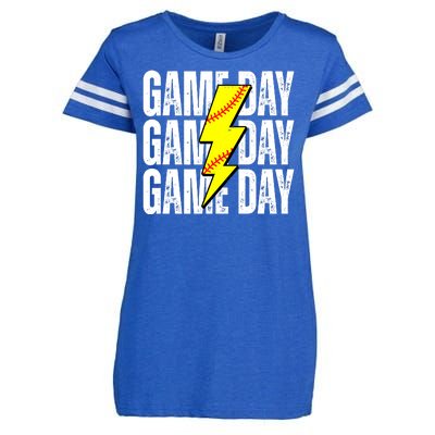 Game Day Softball Sport Vintage Enza Ladies Jersey Football T-Shirt