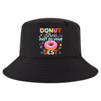 Groovy Donut Stress Just Do Your Best Testing Day Teachers Cool Comfort Performance Bucket Hat