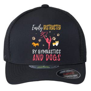 Gymnastics Dogs Shirts Funny Gymnast Dog Lover Gift Flexfit Unipanel Trucker Cap