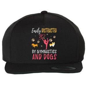 Gymnastics Dogs Shirts Funny Gymnast Dog Lover Gift Wool Snapback Cap