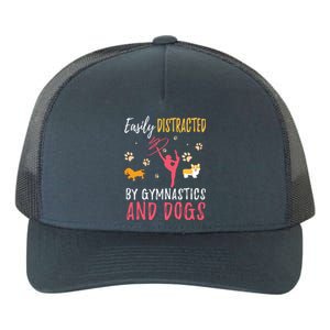 Gymnastics Dogs Shirts Funny Gymnast Dog Lover Gift Yupoong Adult 5-Panel Trucker Hat