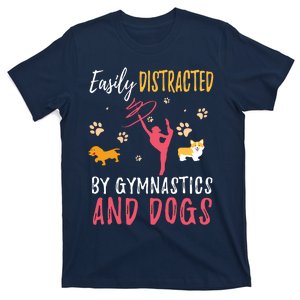 Gymnastics Dogs Shirts Funny Gymnast Dog Lover Gift T-Shirt