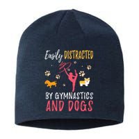 Gymnastics Dogs Shirts Funny Gymnast Dog Lover Gift Sustainable Beanie