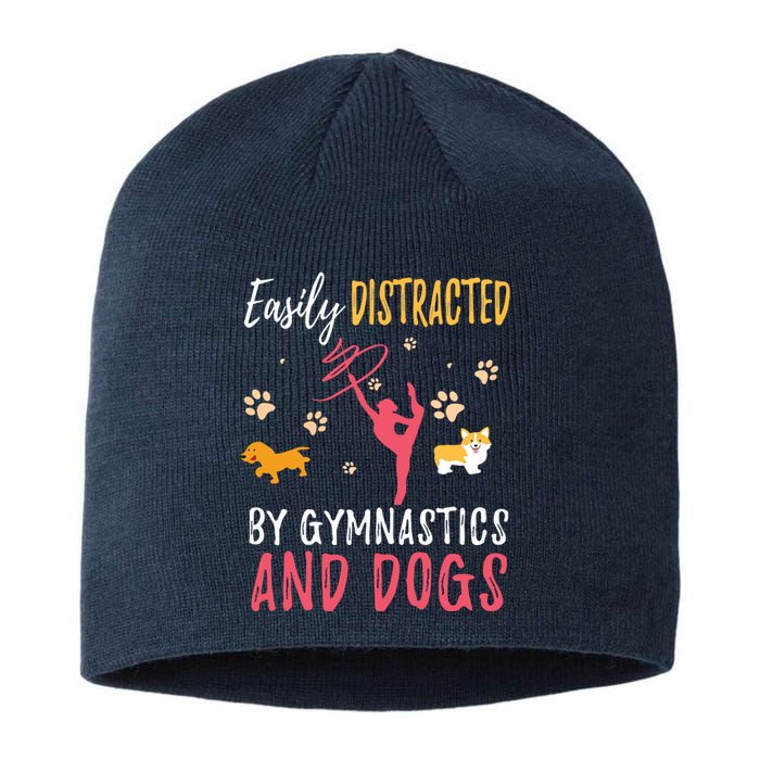 Gymnastics Dogs Shirts Funny Gymnast Dog Lover Gift Sustainable Beanie