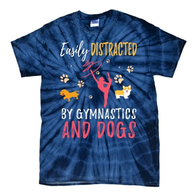 Gymnastics Dogs Shirts Funny Gymnast Dog Lover Gift Tie-Dye T-Shirt