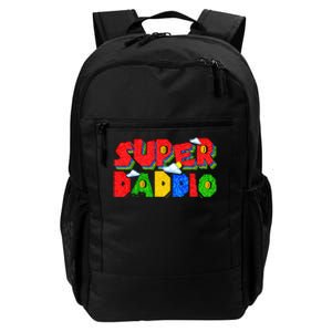 Gamer Dad Super Daddio Father's Day Funny Gift Daily Commute Backpack