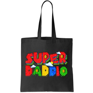 Gamer Dad Super Daddio Father's Day Funny Gift Tote Bag