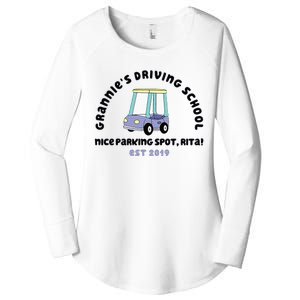 Grannies Driving School Nice Sparking Spot Rita Funny Women's Perfect Tri Tunic Long Sleeve Shirt