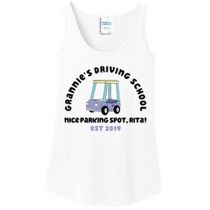 Grannies Driving School Nice Sparking Spot Rita Funny Ladies Essential Tank