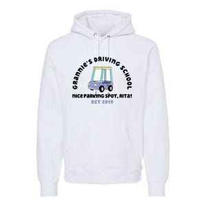 Grannies Driving School Nice Sparking Spot Rita Funny Premium Hoodie