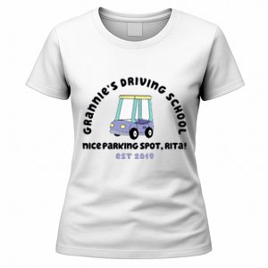 Grannies Driving School Nice Sparking Spot Rita Funny Women's T-Shirt