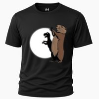 GroundhogS Dinosaur Shadow Puppet Funny Groundhog Day Performance Shirt