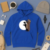 GroundhogS Dinosaur Shadow Puppet Funny Groundhog Day Hoodie