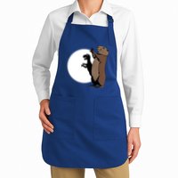 GroundhogS Dinosaur Shadow Puppet Funny Groundhog Day Apron