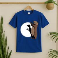 GroundhogS Dinosaur Shadow Puppet Funny Groundhog Day T-Shirt