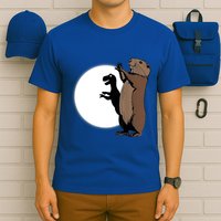 GroundhogS Dinosaur Shadow Puppet Funny Groundhog Day T-Shirt