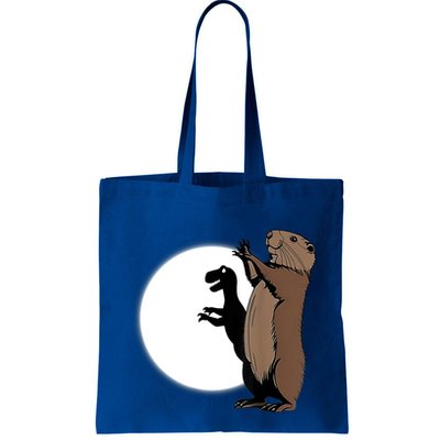 GroundhogS Dinosaur Shadow Puppet Funny Groundhog Day Bag