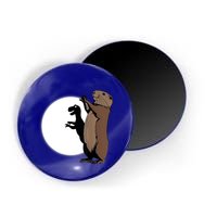 GroundhogS Dinosaur Shadow Puppet Funny Groundhog Day Magnet