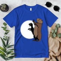 GroundhogS Dinosaur Shadow Puppet Funny Groundhog Day Premium T-Shirt