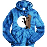 GroundhogS Dinosaur Shadow Puppet Funny Groundhog Day Tie Dye Hoodie